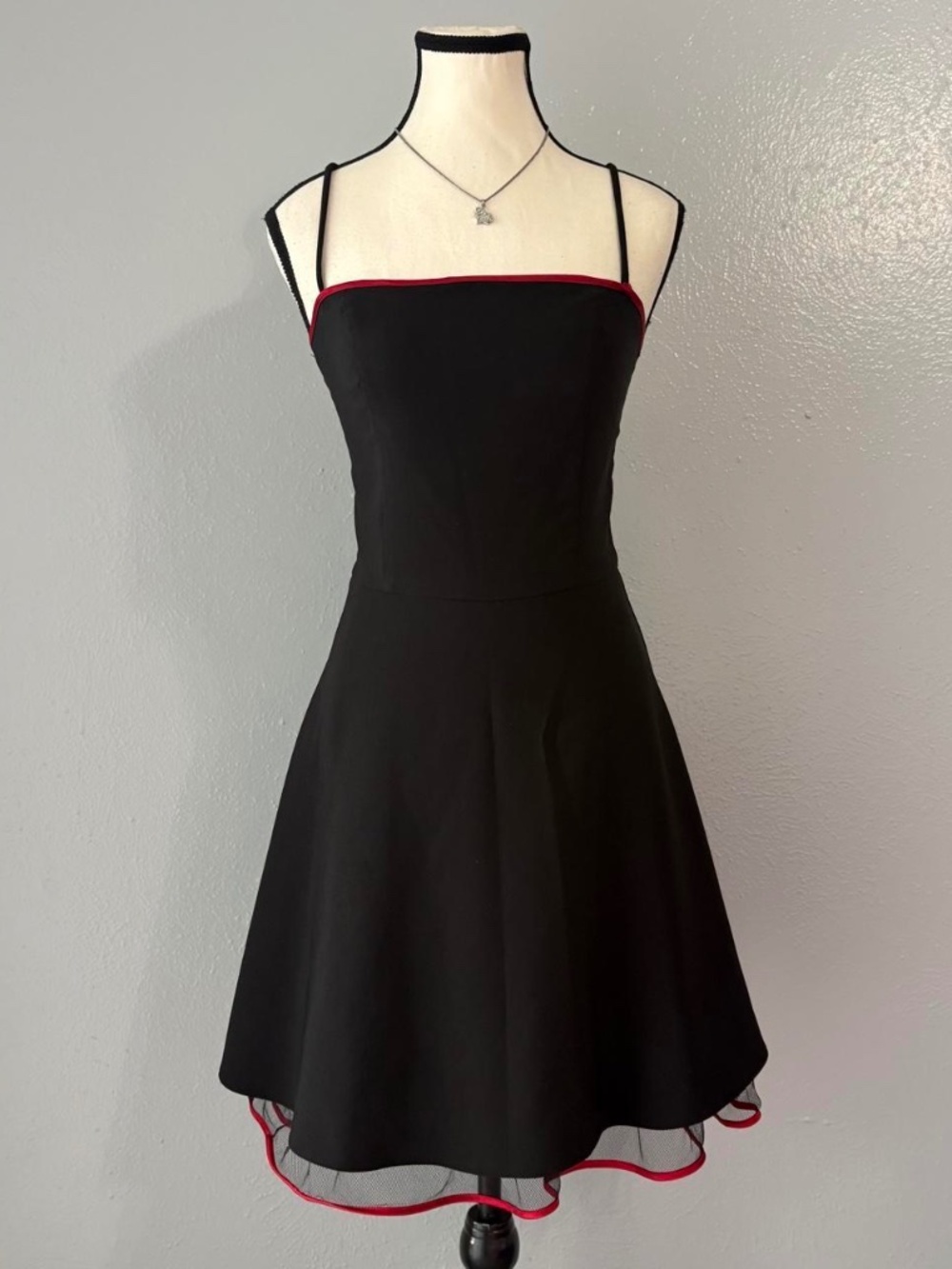 Vintage whimsy goth cocktail dress